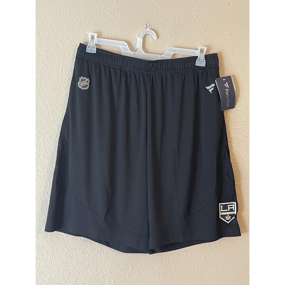 Men's XL NWT Los Angeles Kings Fanatics‎ Authentic Pro Rink Shorts Black